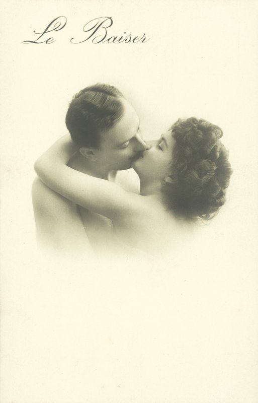 カップルのキス 作： フランスの写真家