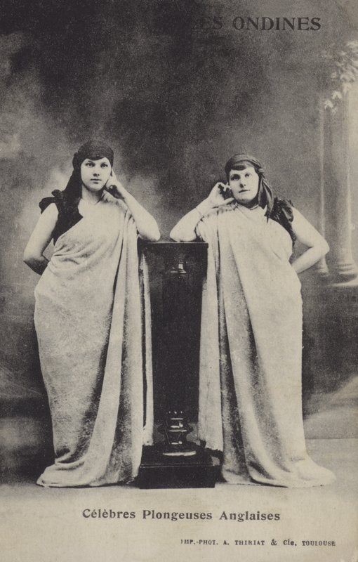 有名な英国のダイバー 作： フランスの写真家