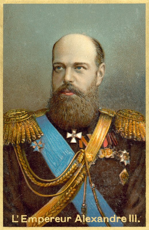 ロシア皇帝アレクサンドル3世 作： フランス語学校