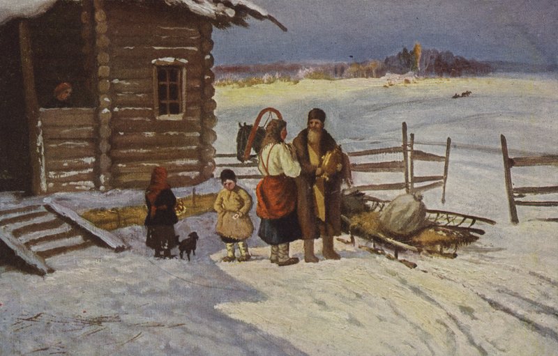 リボフ。 19世紀の町から 作： ロシア語学校