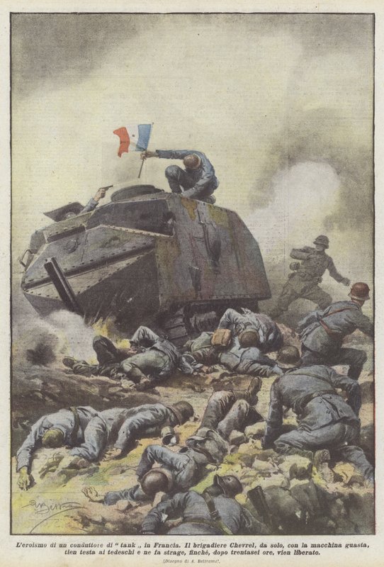 フランスの戦車運転士のリロイズム 作： アキレ・ベルトラーメ