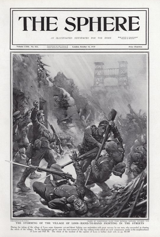 ロースの戦い、第一次世界大戦、1915 作： アディソン・トーマス・ミラー