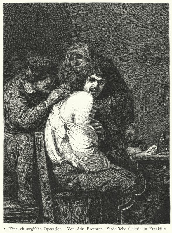 背面操作 作： Adriaen（後）Brouwer