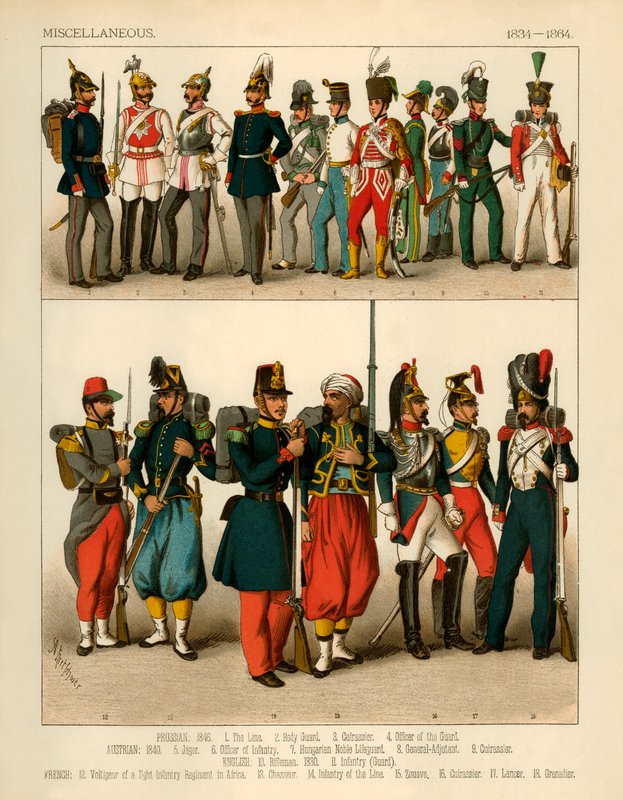 その他のコスチューム1834-1864 作： アルバート・クレッチマー