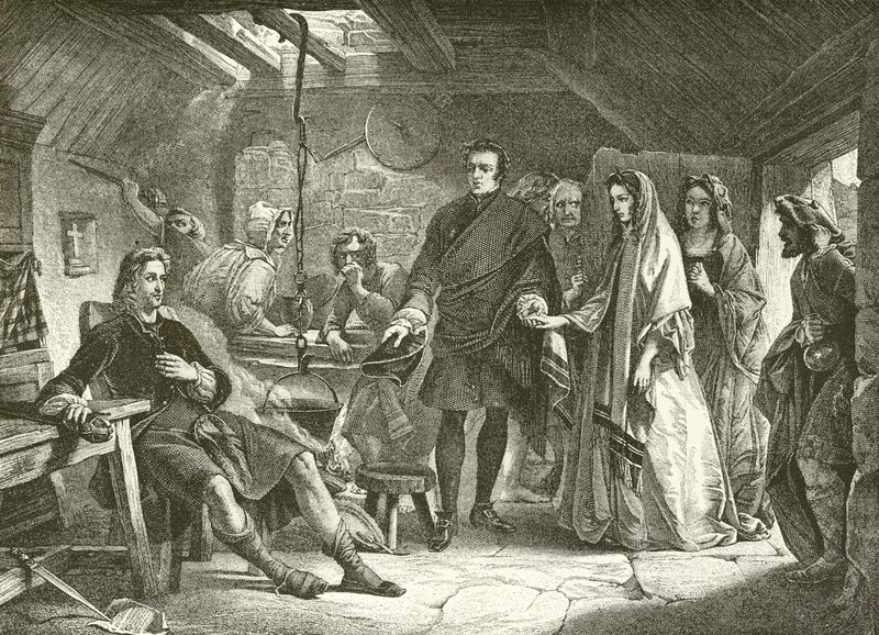 チャールズ皇太子とフローラマクドナルドとの最初の会合 作： アレクサンダー・ジョンストン