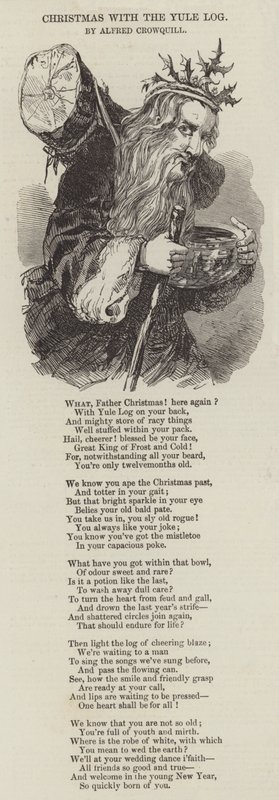 Yuleログのクリスマス 作： アルフレッド・クロウキル