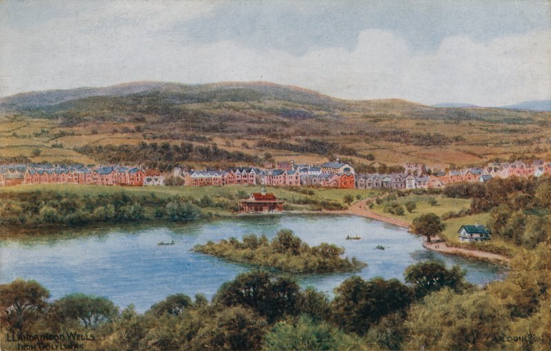 Llandrindod Wells、ゴルフリンクより 作： アルフレッドロバートクイントン