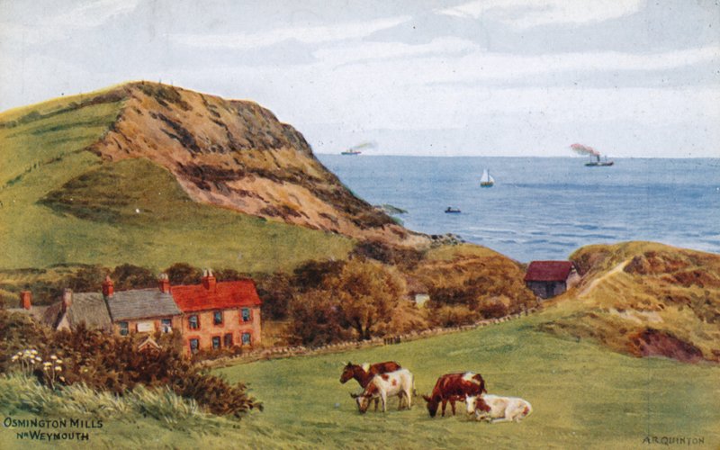 Osmington Mills、Nr Weymouth 作： アルフレッドロバートクイントン