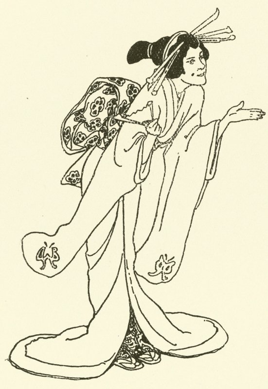 ミカドの物語のイラスト（彫刻） 作： Alice Bolingbroke (後) ウッドワード