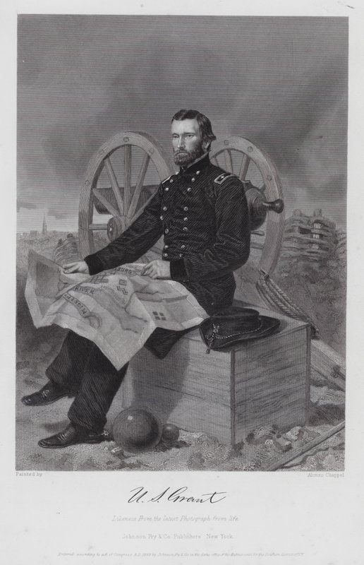 Ulysses S Grant（彫刻 作： アロンゾ（後）チャペル