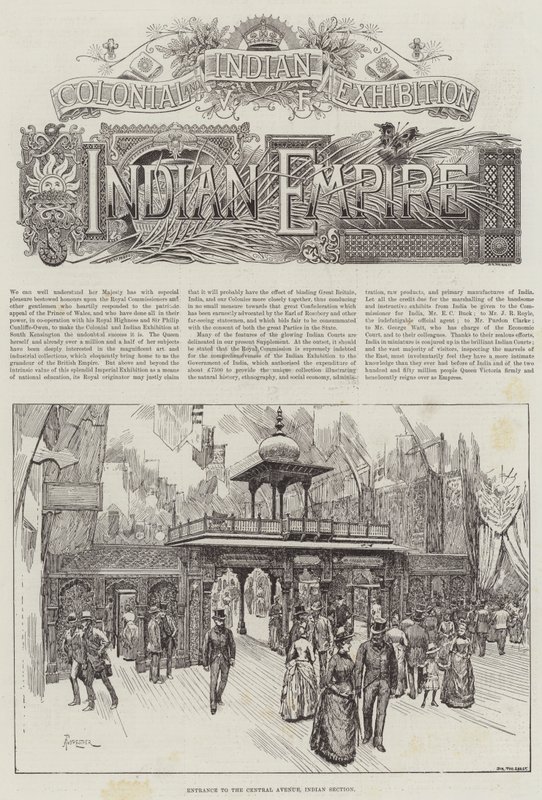 植民地とインドの展覧会、インディアン帝国 作： アメディー・フォレスティエ