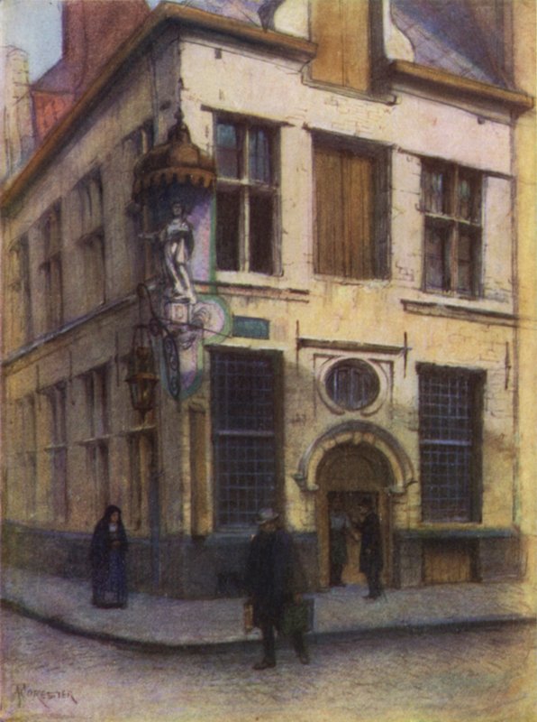 アントワープRue de lEmpereurの古い家屋 作： アメディー・フォレスターの後