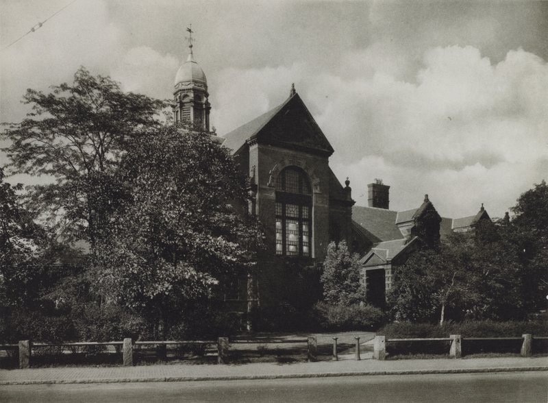 ハーバード大学Hemenway Gymnasium (白黒写真) 作： アメリカの写真家（後）