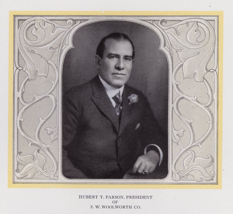 F W Woolworth Co社長 Hubert T Parson氏（モノクロ写真 作： アメリカの写真家（後）