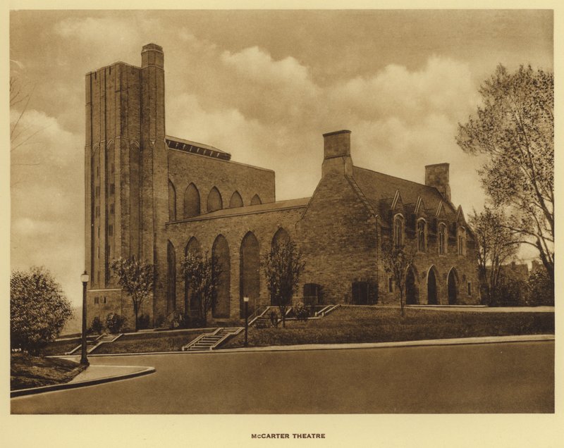 プリンストン大学（Princeton University）。マッカーターシアター（モノクロ写真 作： アメリカの写真家（後）