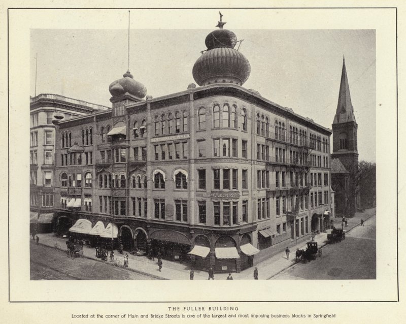 マサチューセッツ州スプリングフィールドThe Fuller Building（モノクロ写真 作： アメリカの写真家（後）