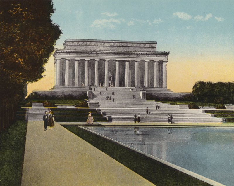 ワシントンDCリンカーン記念館（写真 作： アメリカの写真家（後）