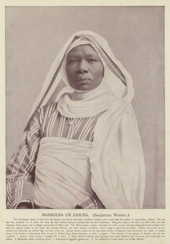 Mahbouba Um Zanuba、スーダン人女性 作： アメリカの写真家