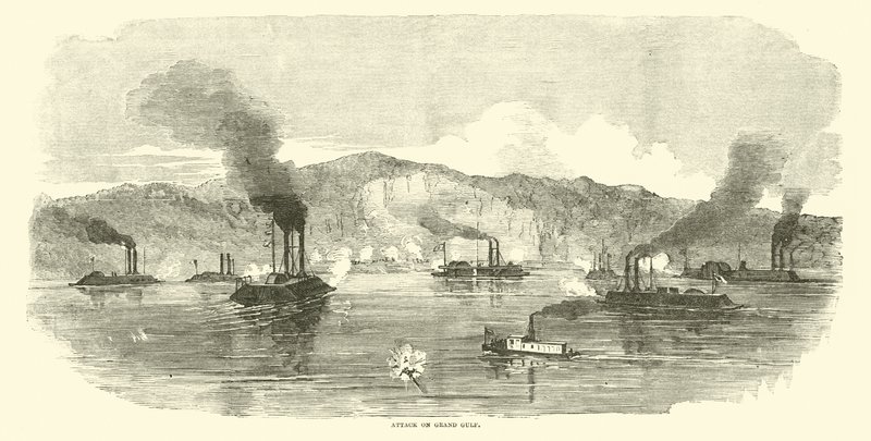 1863年4月、グランド湾への攻撃 作： アメリカの学校
