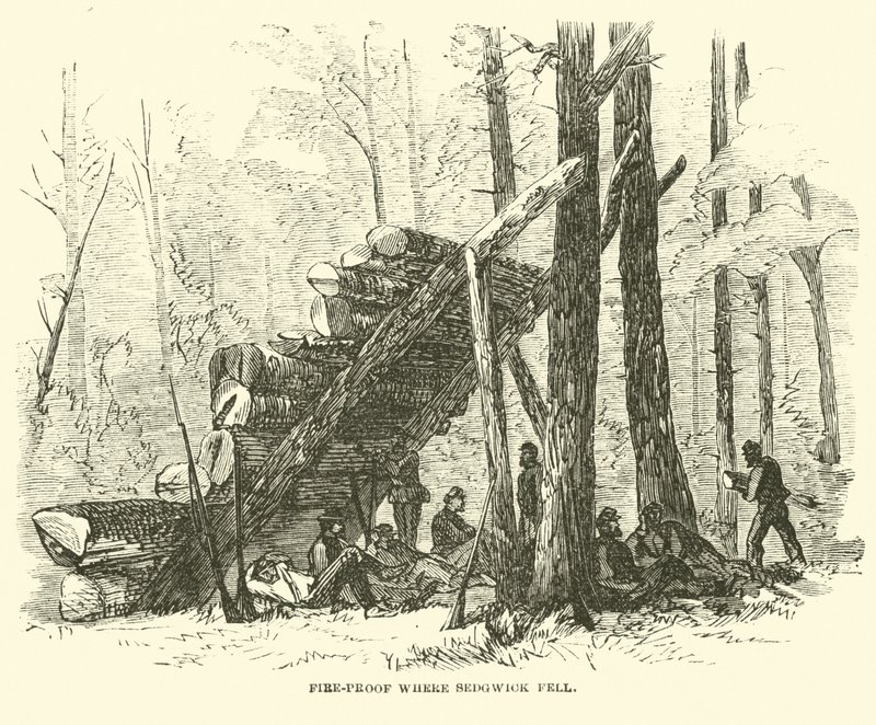 1864年5月、セジウィックが落ちた場所での耐火性 作： アメリカの学校
