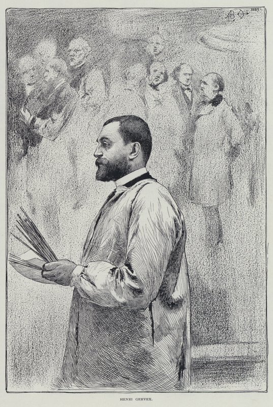 Henri Gervex（リトグラフ 作： アメリカの学校
