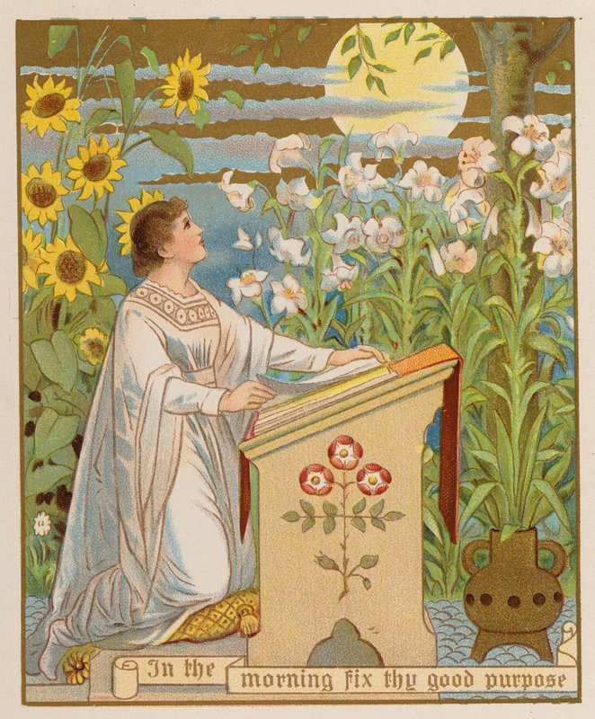 朝、汝の良き目的を定めよ（クロモリソ） 作： アメリカの学校