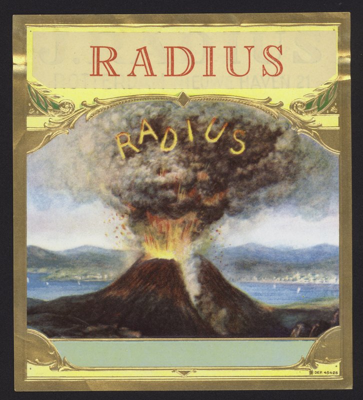 半径、火山の噴火（クロモリト 作： アメリカの学校
