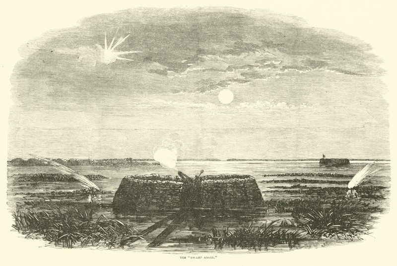 沼の天使、1863年8月 作： アメリカの学校