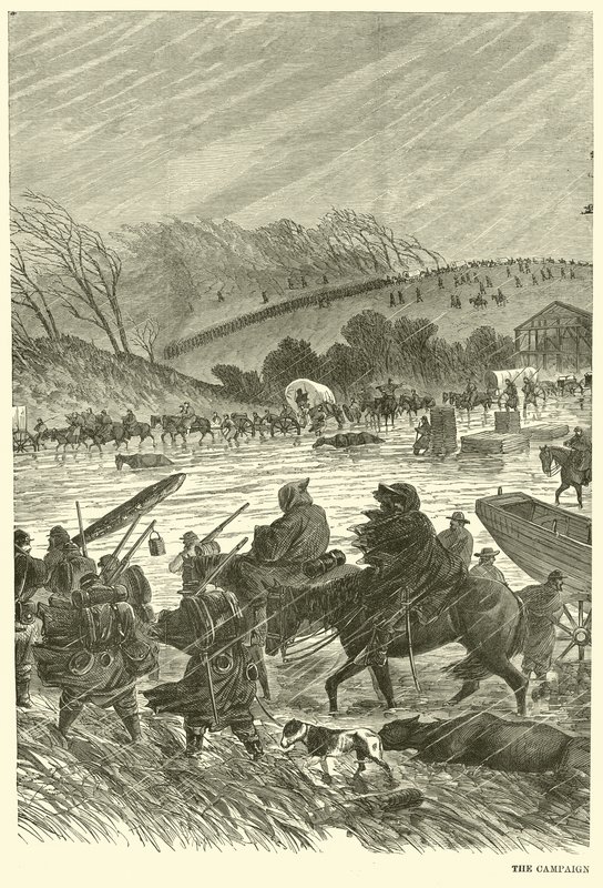泥の中のキャンペーン、1863年1月 作： アメリカの学校