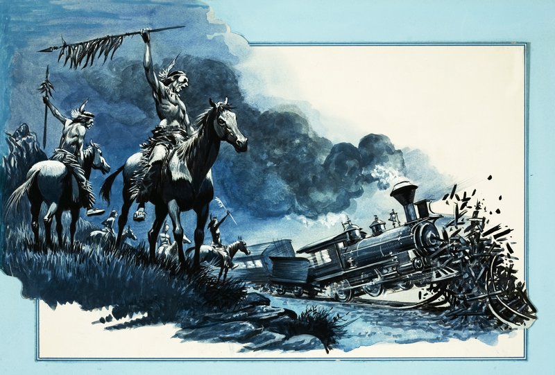 シャイアン・ブレーブス、列車事故を起こす 作： アンガス・マクブライド