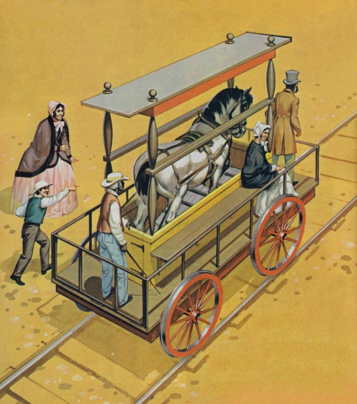 馬力機関車（カラーリトグラフ） 作： アンガス・マクブライド
