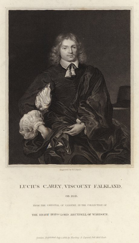 Lucius Carey、子爵フォークランド、OB 1643 作： アンソニー・ヴァン・ダイク