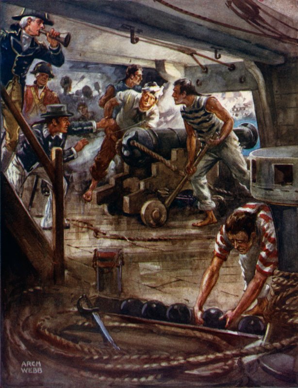 コペンハーゲンの戦い 作： Archibald Bertram（後）Webb