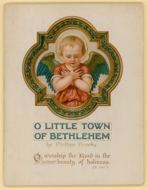 O Little Town Of Bethlehem（ベツレヘムの小さな町）」のイラスト（クロモリト 作： アーチボルド・ヘニング