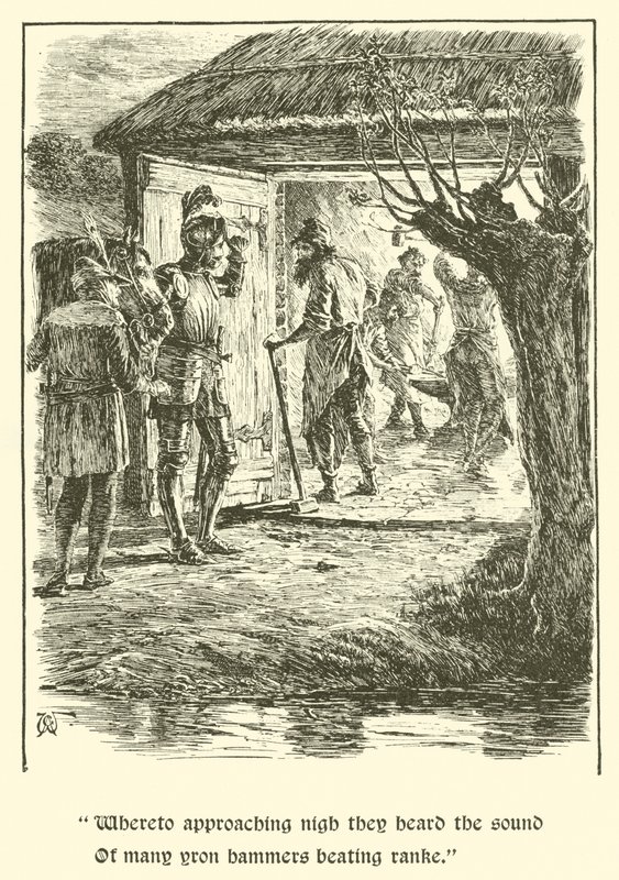 The Legend Of Britomart, The House Of Care (e.g. engraving) 作： アーサージョージウォーカー