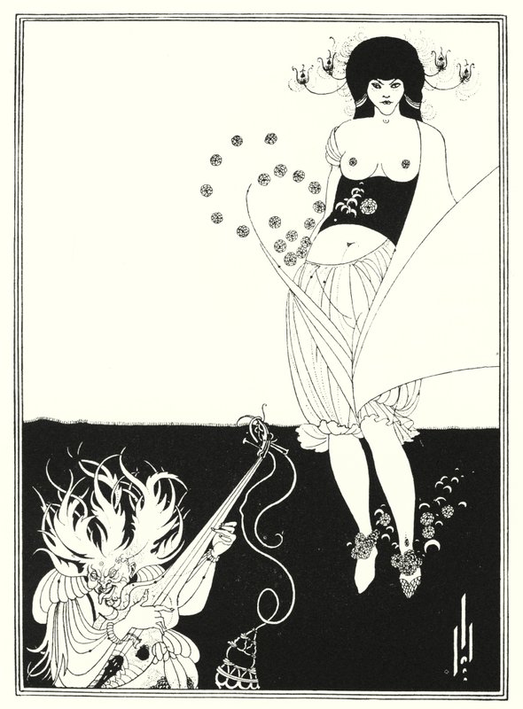 The Stomach Dance (e.g. engraving) 作： オーブリー（後）ビアズリー