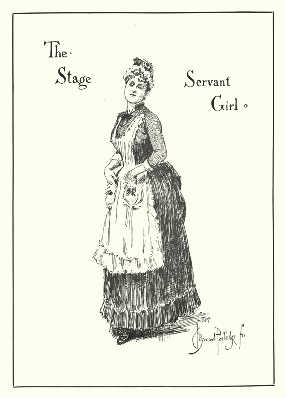 The Stage Servant Girl （エングレービング 作： バーナード（後）パートリッジ