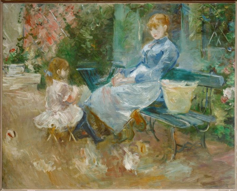 Berthe_Morisot_-_La_fable_-_(