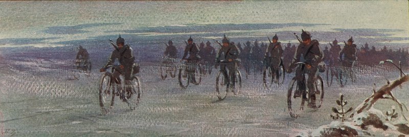 フィンランド内戦、フィンランドに駐留したドイツ軍の自転車部隊 作： ボリス・ヴァシリエビッチ・ズボリキン