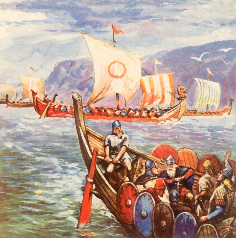 ウィリンガー船団（強化カラーリトグラフ） 作： 