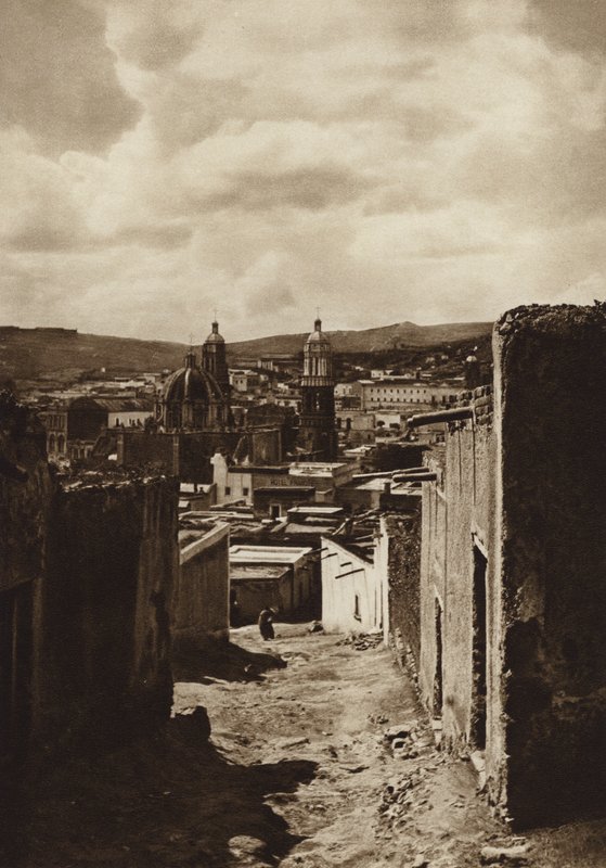 メキシコ：サカテカス（白黒写真） 作： セシル・セラー・サックス
