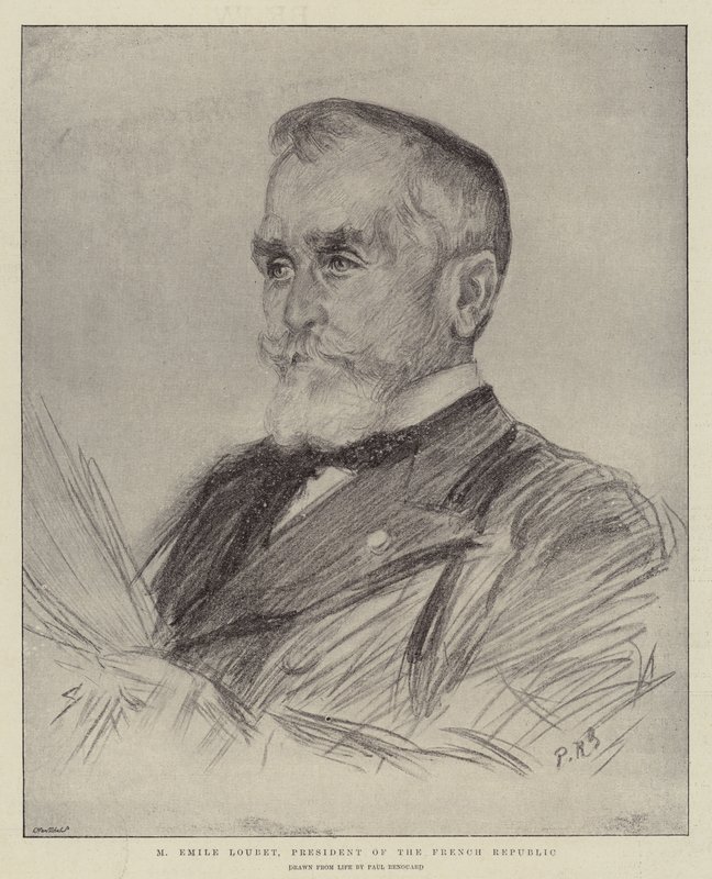 フランス共和国大統領M Emile Loubet 作： チャールズポールルノアール