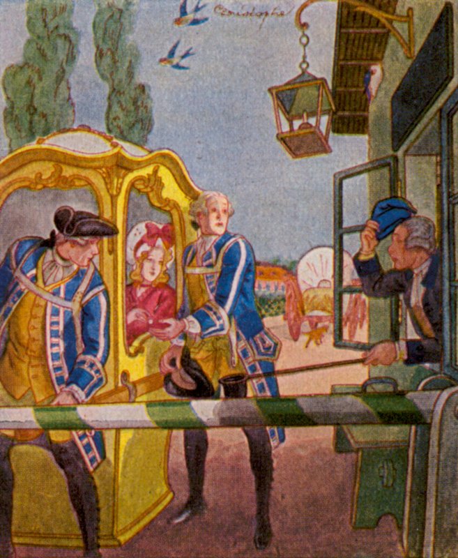 シェーズ・アム・シュラグバウム／ターンパイクのシェーズ（カラーリトグラフ） 作： クリストフ (1856-1945)