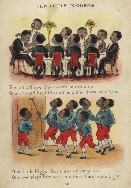 Canção de ninar: Ten Little Black children (chromolitho) 作： コンスタンス・ハスルウッド