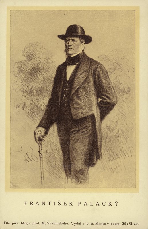フランティシェク・パラッキ（1798-1876）、チェコの歴史家、政治家 作： チェコ語学校