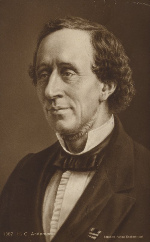 ハンスクリスチャンアンデルセン（1805-1875）、デンマークの作家、詩人 作： デンマーク語学校