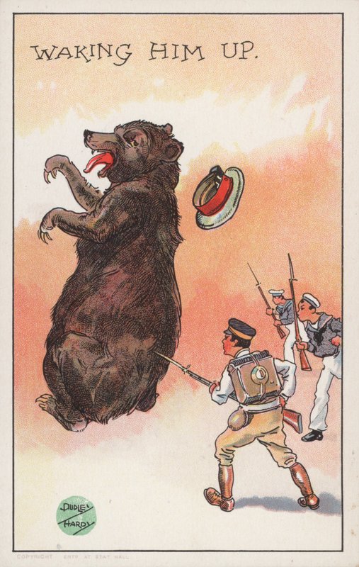目を覚ます、1904-05年 作： ダドリー・ハーディ