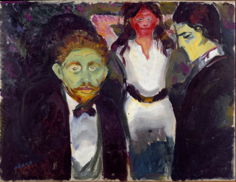 EDVARD MUNCH、エドヴァルド・ムンク【Das Weibkas】 EDVARD MUNCH