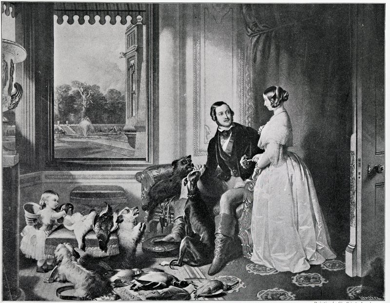 19世紀？アメリカのアンティーク又はヴィンテージ絵画と額装 Edwin_Landseer_-