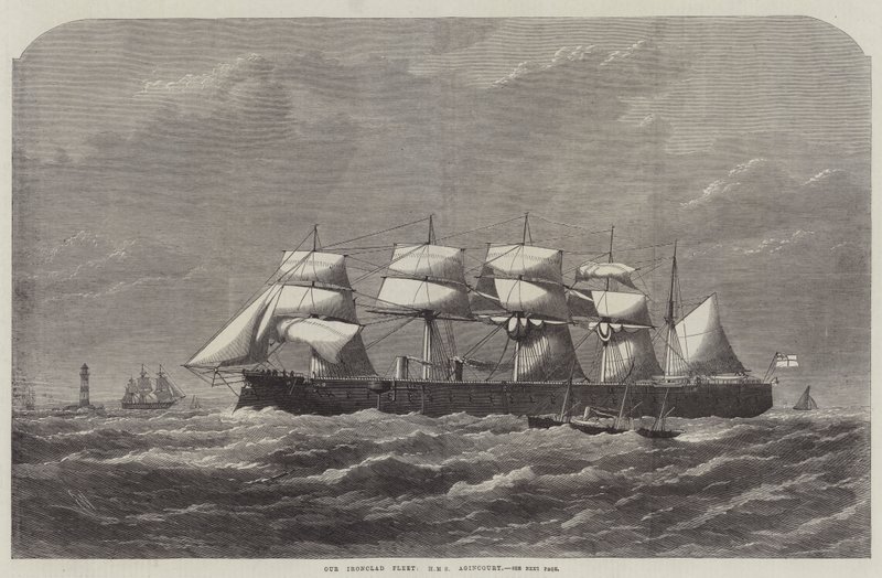 私たちのアイアンクラッド艦隊、HMS Agincourt 作： エドウィン・ウィードン
